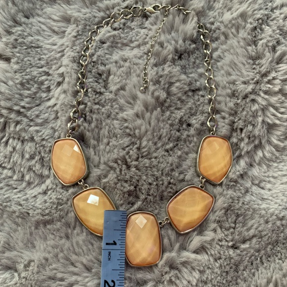 Peach Statement Necklace - Picture 3 of 3